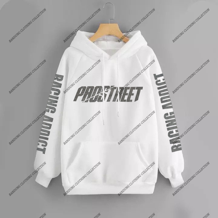 Sweater Hoodie Pria Prostreet Premium Distro / Sweater Hoodie Prostreet Black Skull Bahaan Katun