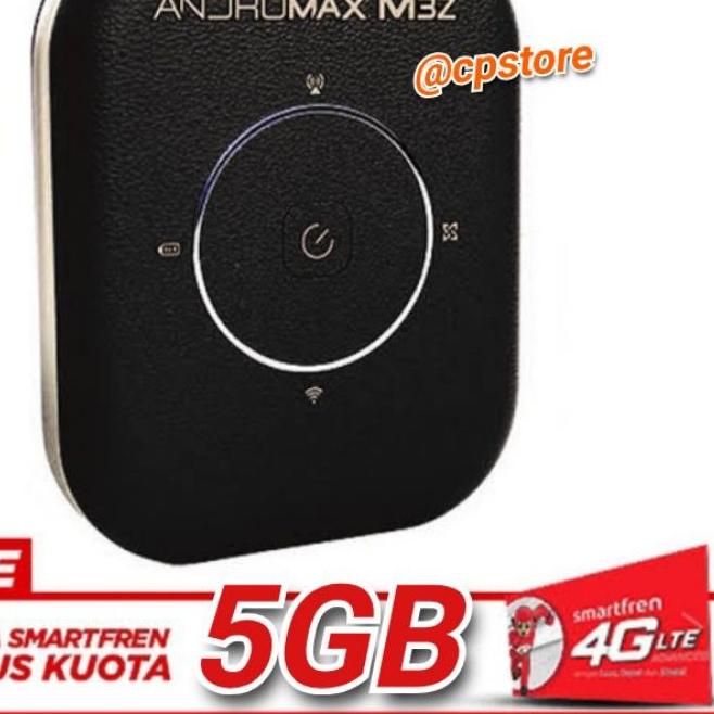 ♪ Mifi Modem Wifi Smartfren Andromax M3Z M3Y M3S Free Kuota 5GB - Router Internet Portable ❀