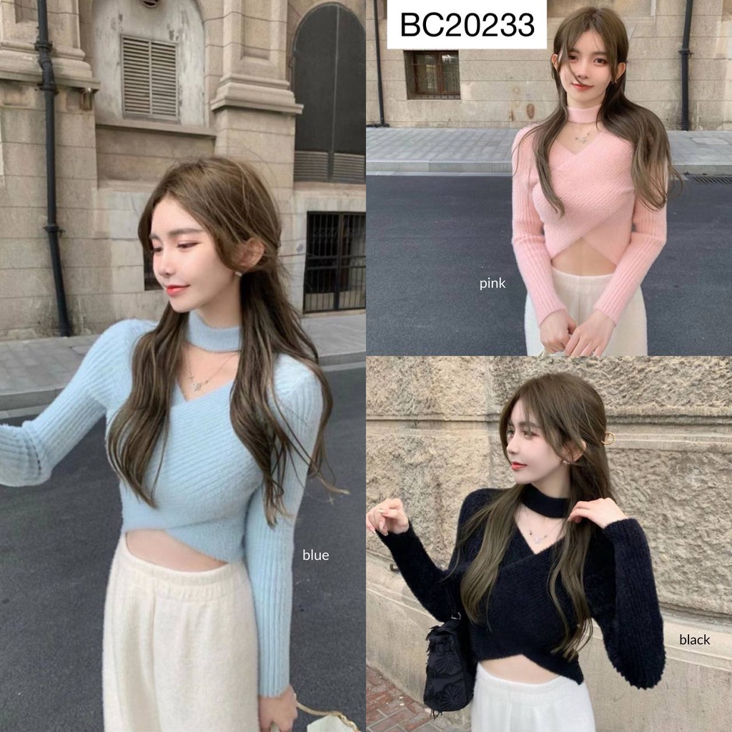 Cross Front Choker Fury Top - BC20233