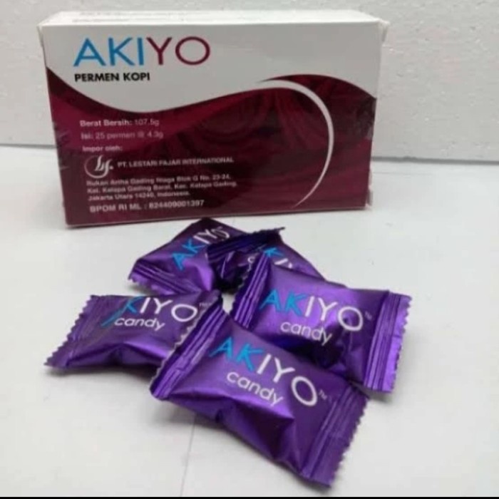 

✨NEW✨ -permen Akiyo candy original isi 25pcs exp 2025- 1.1.23