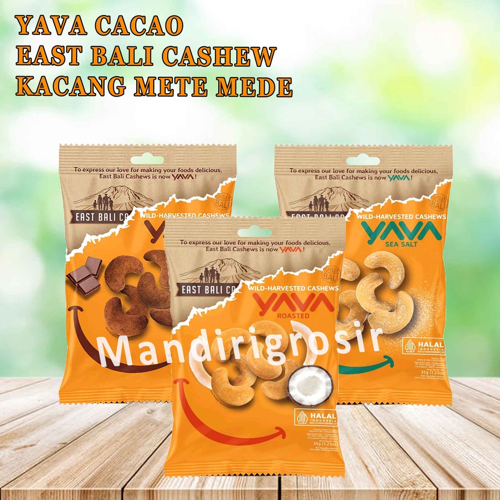 

East Bali Cashew* YAVA* Kacang Mete Mede* 35g