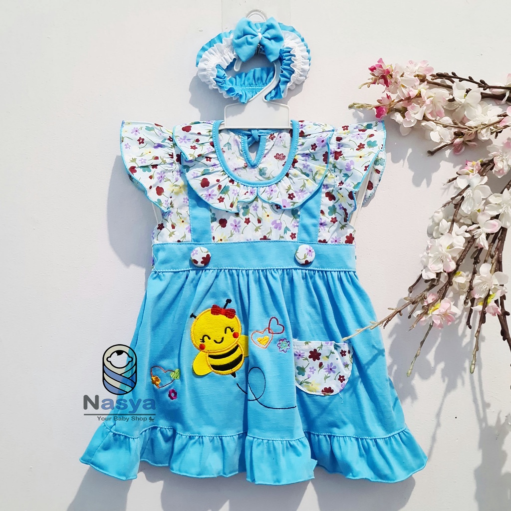 [P-059] Dress Bayi Perempuan MURAH Terbaru (usia 0-6 bulan)