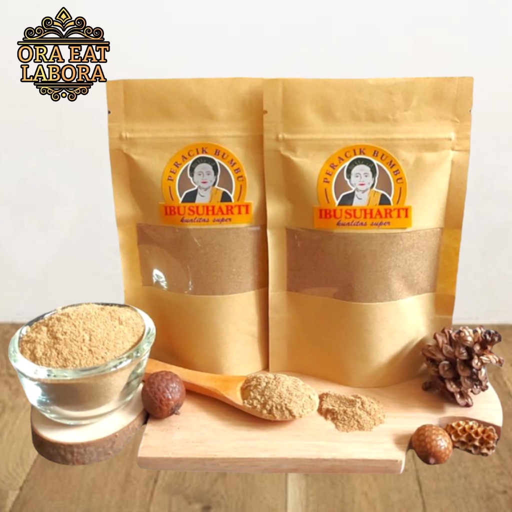 

Ibu Suharti - Rempah Lengkuas Bubuk Murni Bumbu Dapur Laos Bubuk Pure Galangal Powder Kualitas Premium - Ora Eat Labora