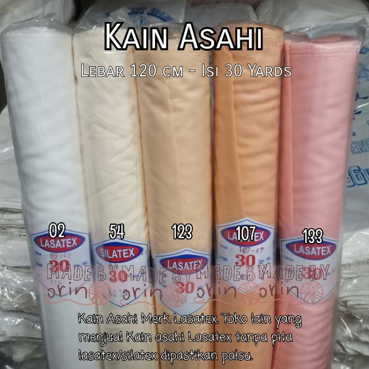 MURAH Kain Asahi 1 Roll Gulungan Lasatex Kain Furing Asahi