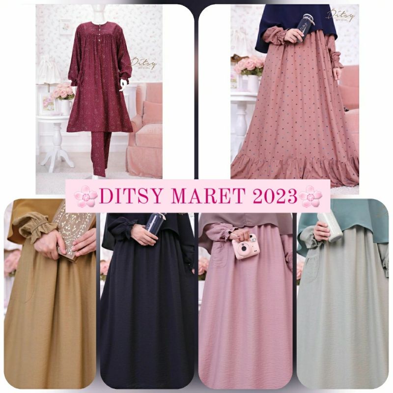 DITSY MARET 2023 Kayra Dustypink Estrela Pajamas Livy Crinkle Camel Livy Crinkle Dustypink Livy Crin