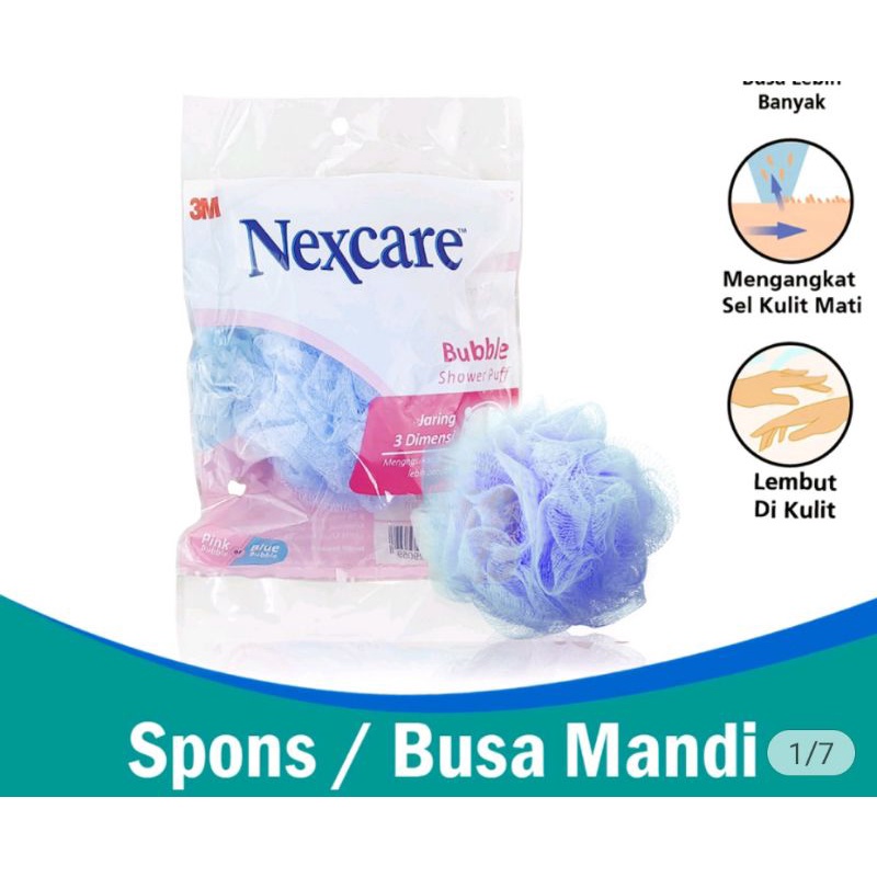 3M Nexcare Bubble Shower Puff NS08