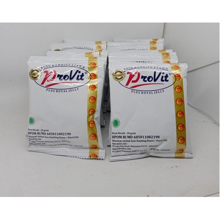 

susu kambing etawa provit harga 1 sachet @20g Original.