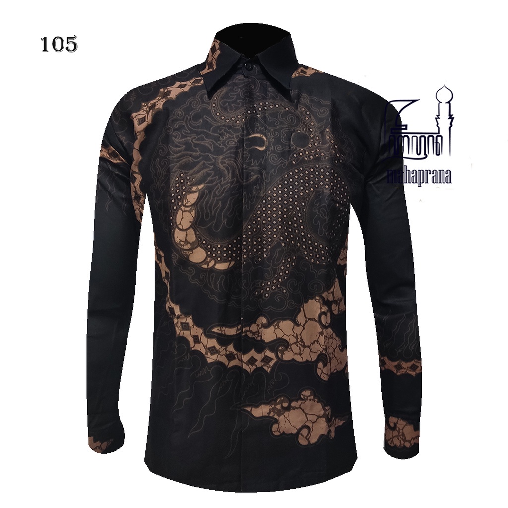 BATIK MAHAPRANA Motif ABHISATYA Atasan Kemeja Batik Pria Lengan Panjang Full Furing MHP-105