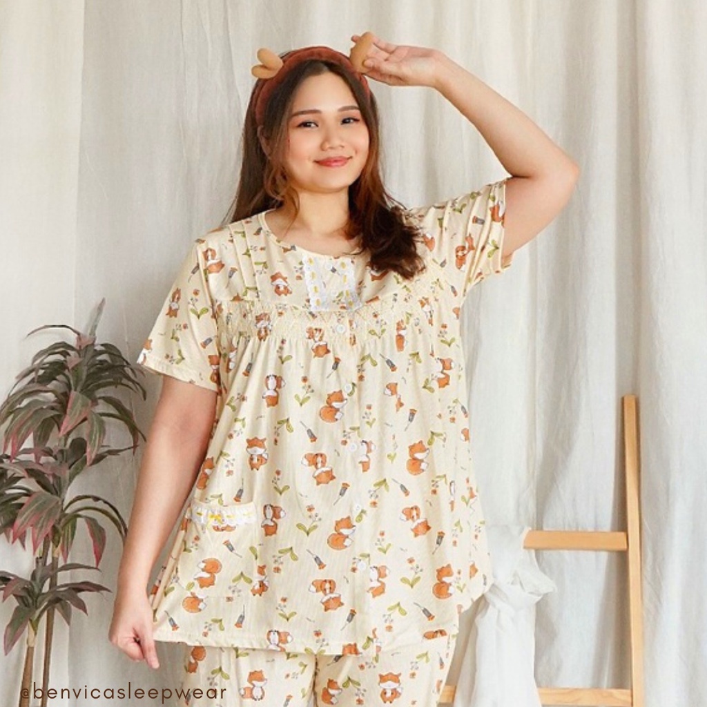 BAJU TIDUR JUMBO SETELAN CELANA PENDEK KAOS XL GREET BANYAK MOTIF