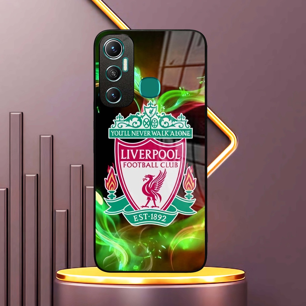 (MT76) Case Kilau Infinix Hot 11 | Casing Hp Infinix | Pelindung Smartphone Seven Case | Liverpool