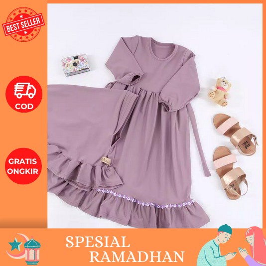 Gamis Anak Navisa Kids Shakila Super Free Jilbab Original Nsk Gamis Anak Terbaru2023 Model Terbaru Q