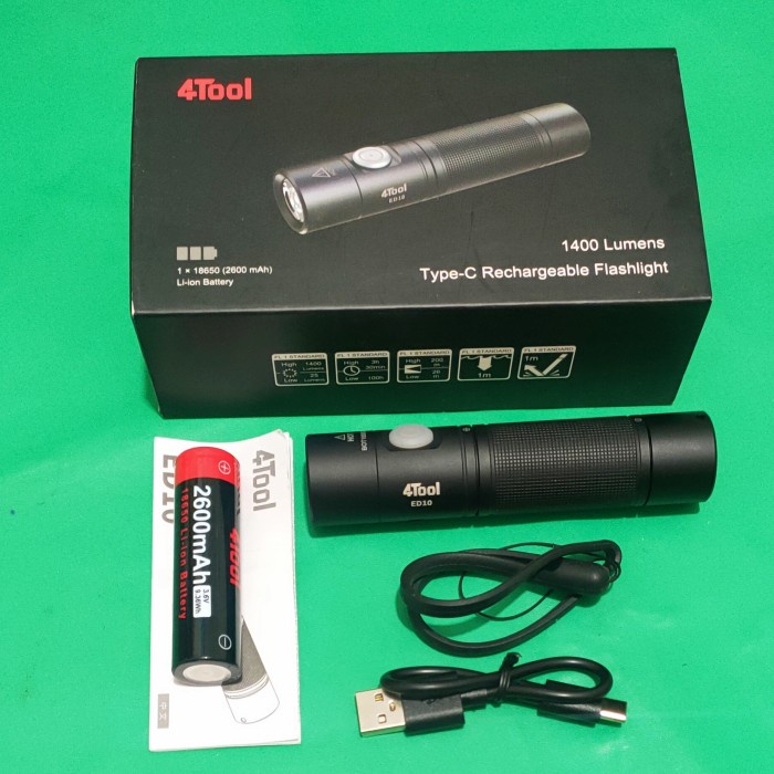 Terlaris Nextool 4Tool Ed10 Senter Led 1400Lm Tir Lens