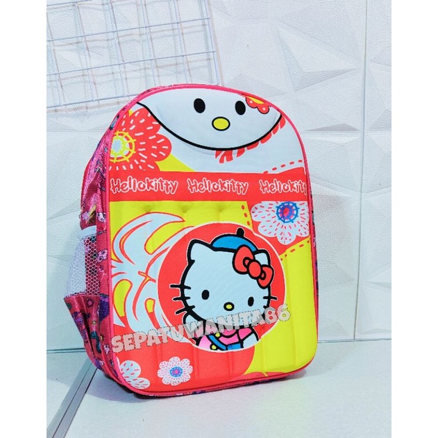 Tas sekolah anak perempuan karakter LOL HELLO KITTY trendy kekinian Tas anak lucu