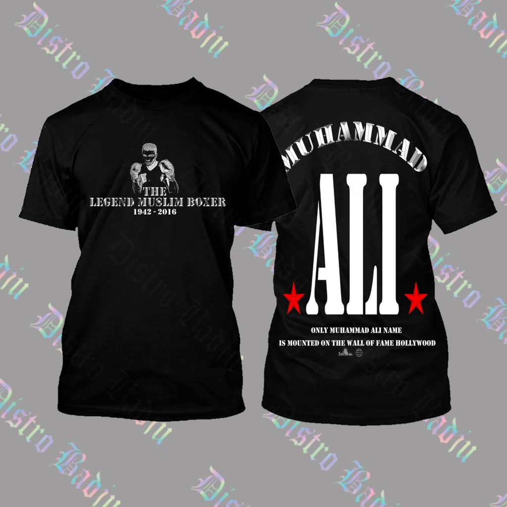 Kaos Dakwah Muslim Anak Distrobadju Muhammad Ali The Legent Muslim Boxing