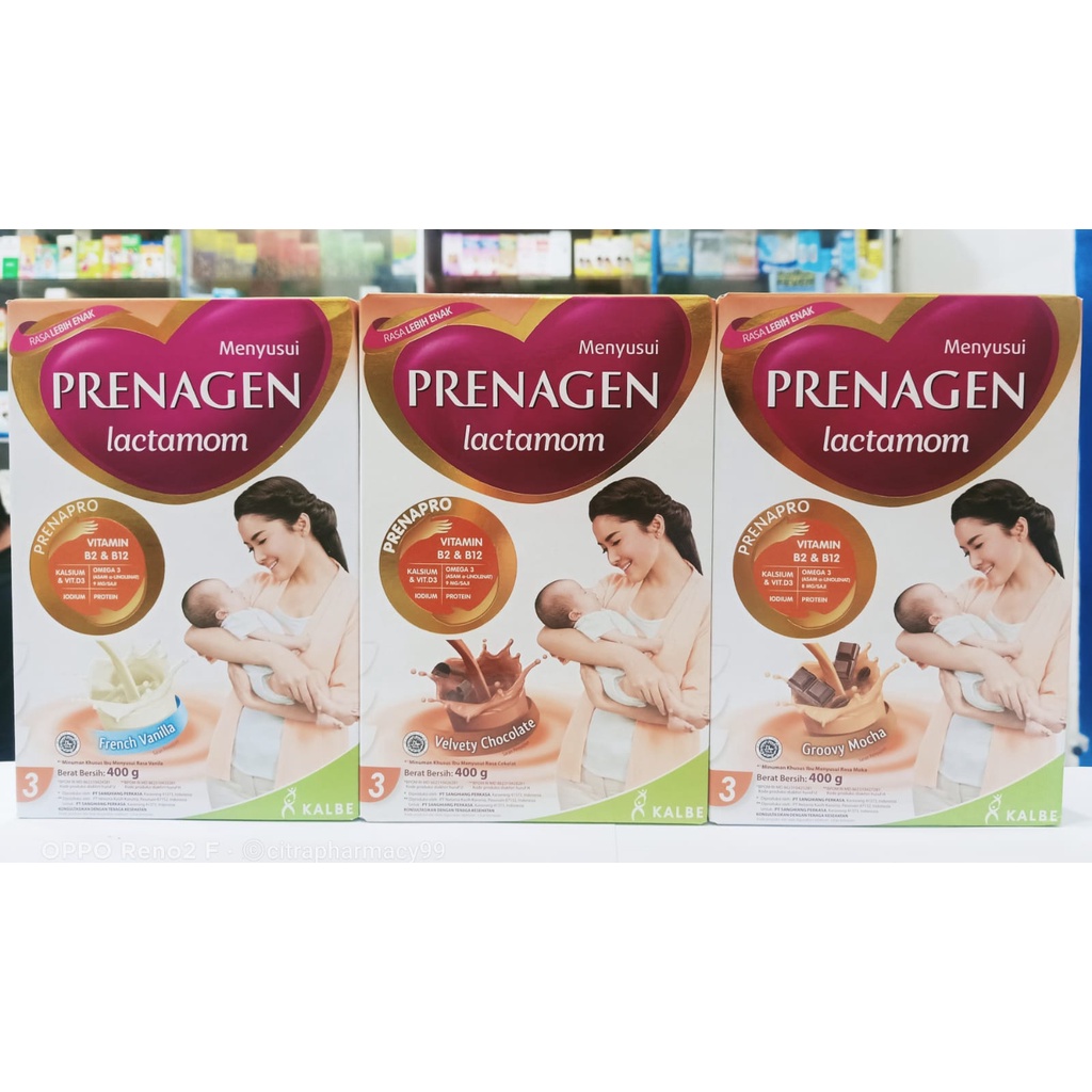 Prenagen Lactamom 400gr - Susu Ibu Menyusui 𝐑𝐚𝐬𝐚 𝐆𝐫𝐨𝐨𝐯𝐲 𝐌𝐨𝐜𝐡𝐚