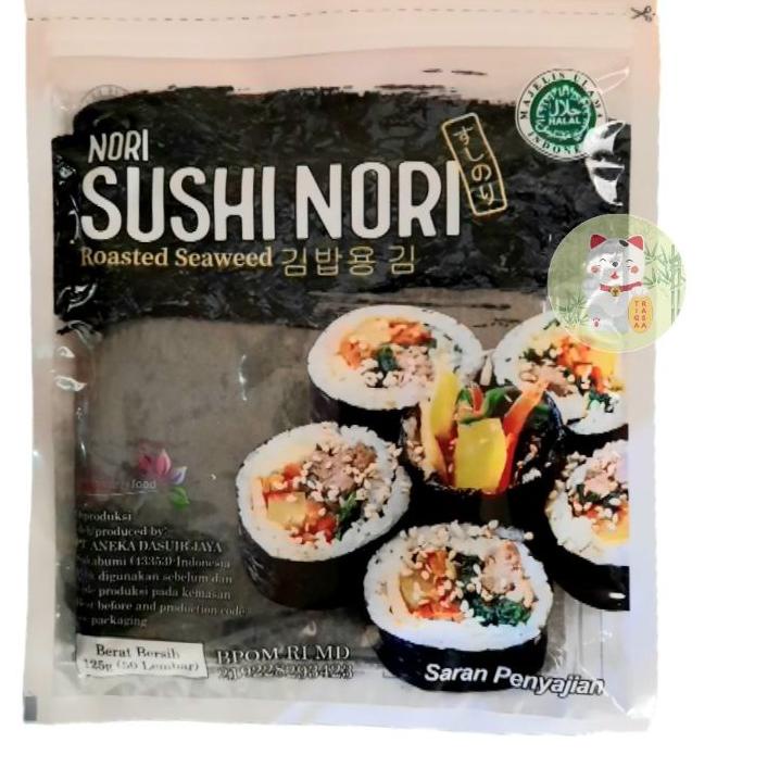 

➢ Nori Sushi Nori Roasted Seaweed Rumput Laut 50 Lembar ۞