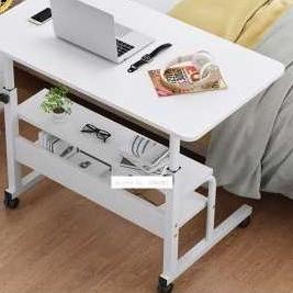 ➸ Meja Belajar Laptop Lipat Portabel Pakai Pengaturan Ketinggian Ukuran Meja 60 x 40 Cm TaffHOME - N