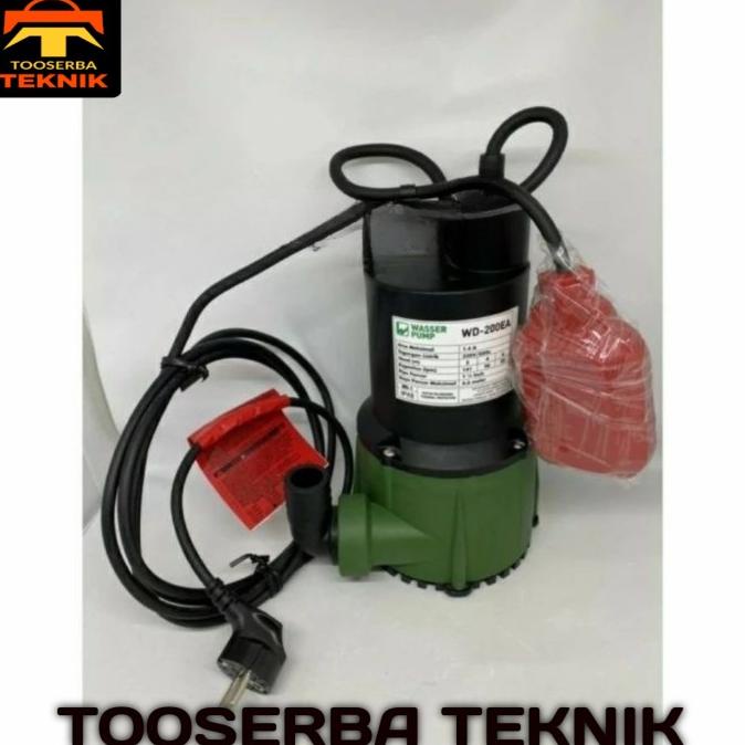 Pompa Celup Kolam Ikan Wasser Wd-200Ea Pompa Celup Air Otomatis Qelvay