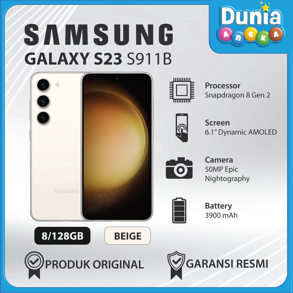 SAMSUNG GALAXY S23 5G 8/128GB 8/256GB - GARANSI RESMI