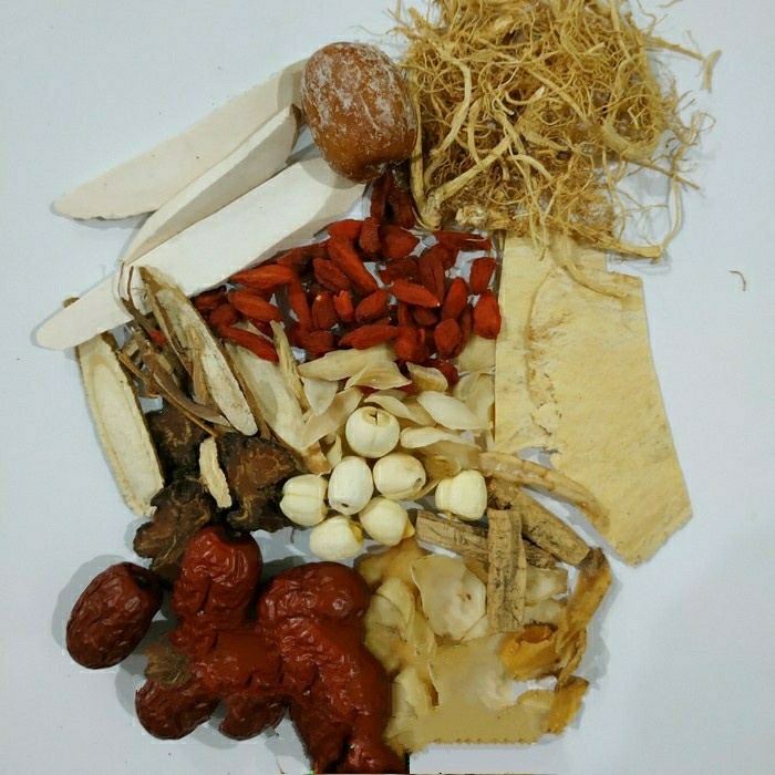 

Ayam tim obat herbal/ 12 macam termasuk akar ginseng