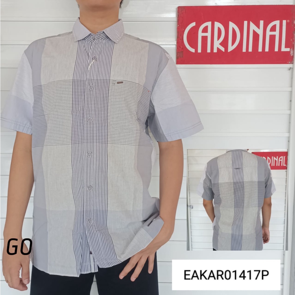 gos CRRB CARDINAL KEMEJA JUMBO CASUAL Hem Pria Baju Pendek Cowok Pakaian Pria Murah