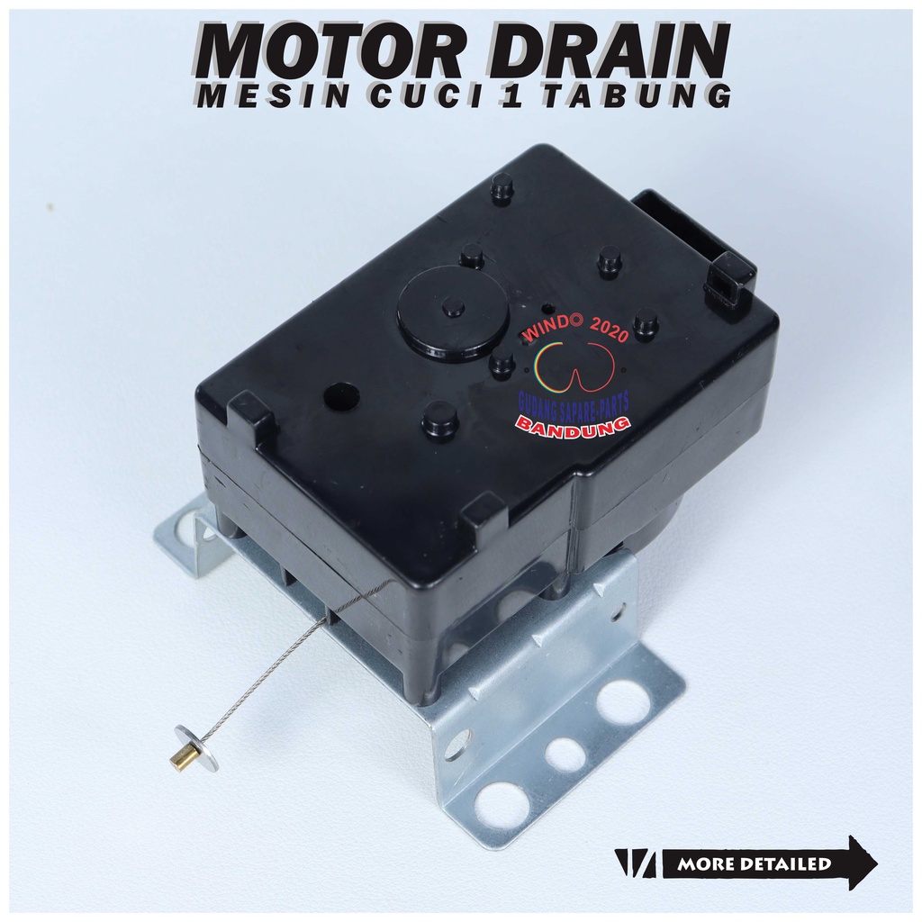 MOTOR DRAIN MESIN CUCI 1 TABUNG | DREN TARIKAN BUANGAN AIR MESIN CUCI RETRACTOR UNIVERSAL SAMSUNG DLL