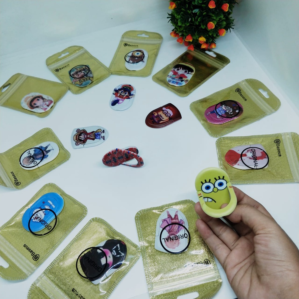 NEW iRing stand karakter MOTIF RANDOM BY SMOLL