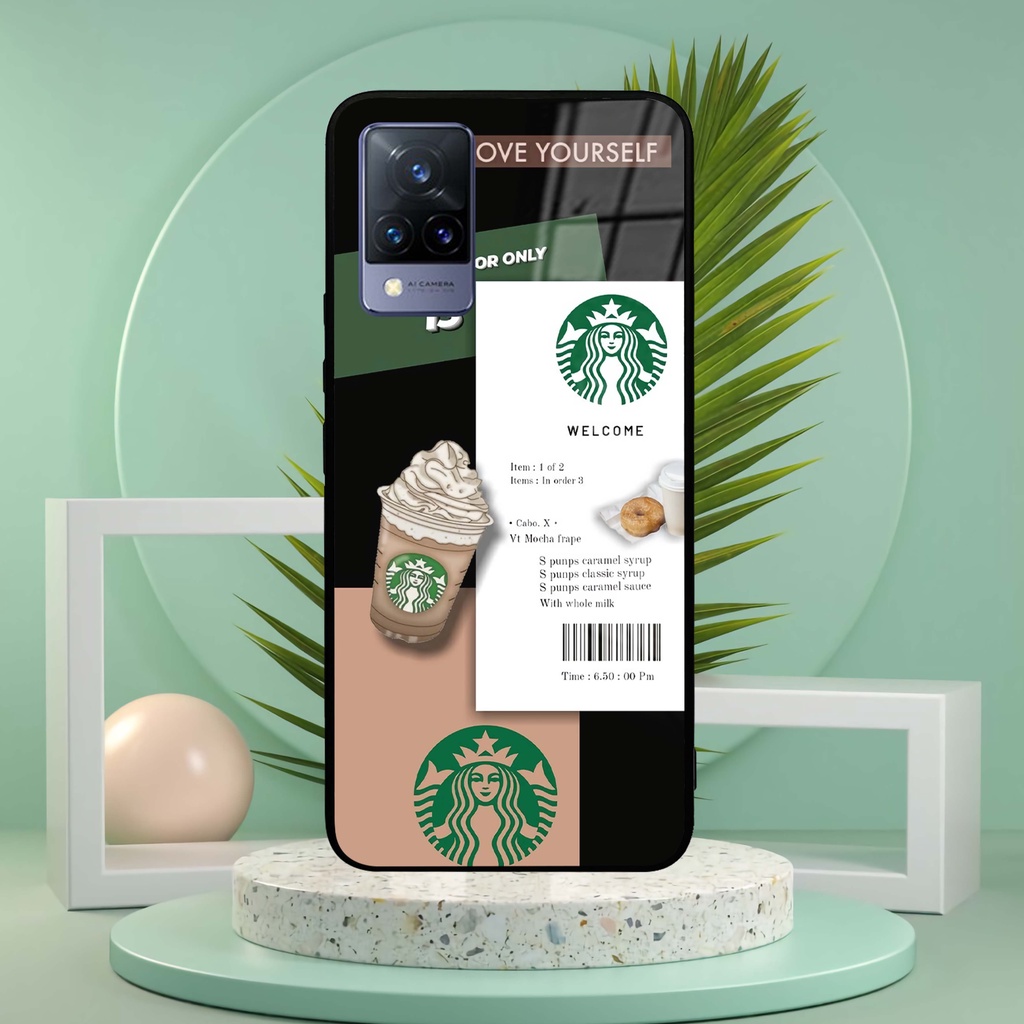 (MT98) Case Kilau Vivo V21 5G | V21 5G | Casing Hp Vivo | Pelindung Smartphone Seven Case | Starbuck