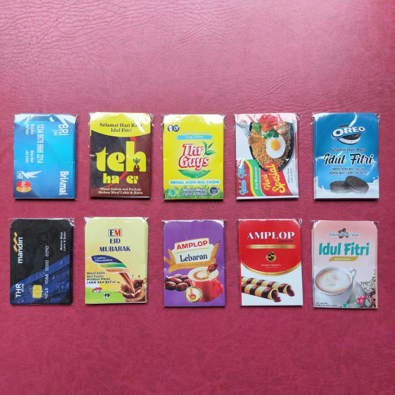 

Amplop Angpao Lebaran Ukuran Mini Isi 10 Siap Pakai