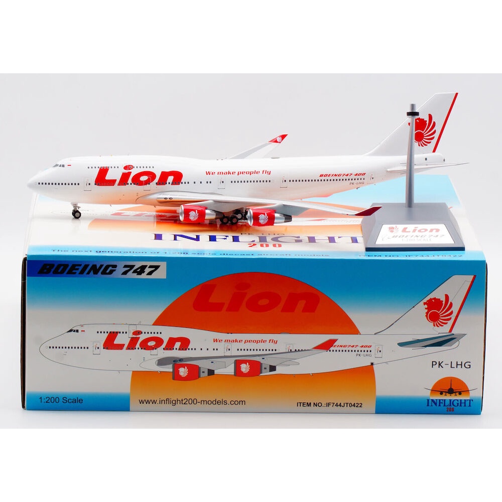 LION AIR BOEING 747-400 PK-LHG INFLIGHT200