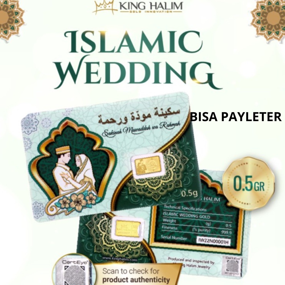 Islamic Wedding Gift Sertifikat KH
