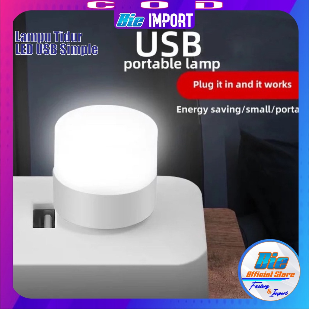 Lampu Tidur LED USB SImple Elegant Impor Best Seller