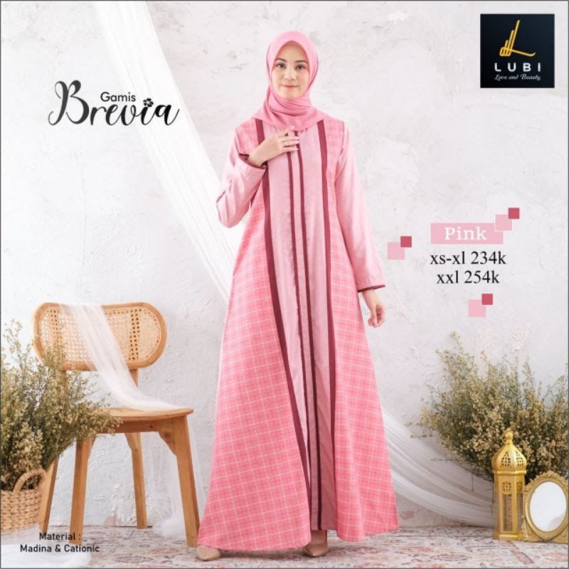 Lubi Gamis Brevia Pink