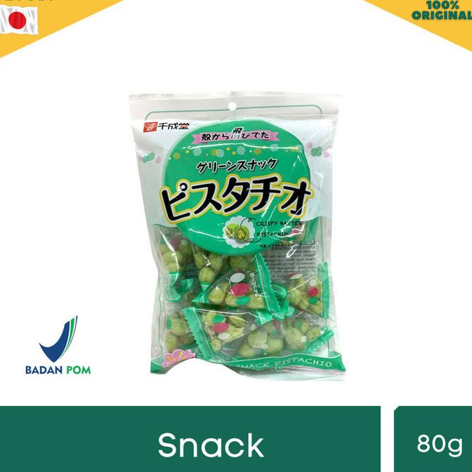 

Sennarido Green Snack Pistachios - Cemilan Kacang Jepang