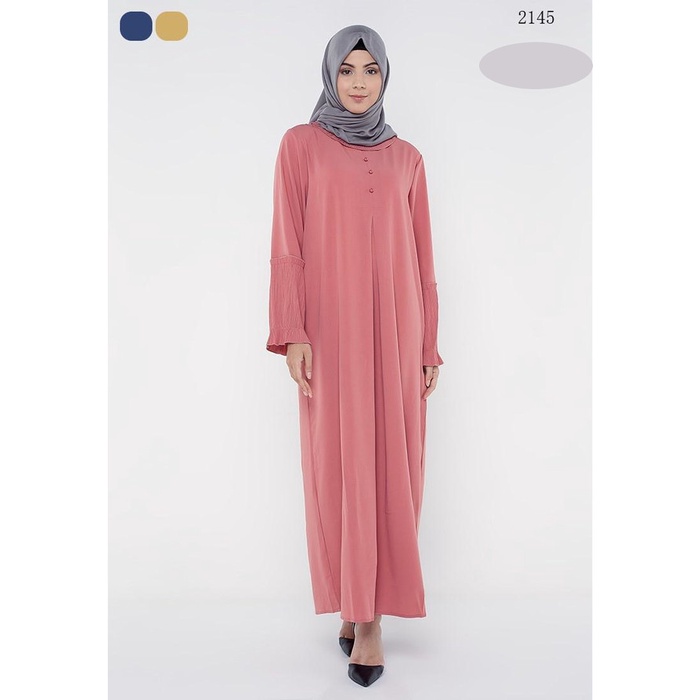 Model Baju Gamis Renda Cantik Import Premium Terbaru Grosir -2145