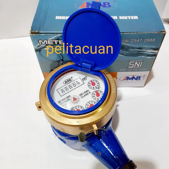 Meteran AIR PDAM SNI Besi Alat Meteran PAM 1/2"-Water Meter AMB