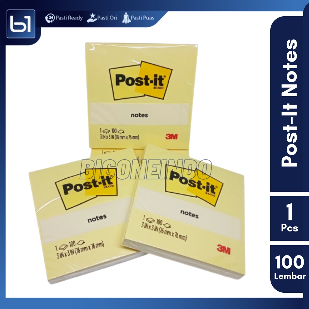 

Post-it 3M Sticky Notes Millennial, Memo Pad, Memo Tempel 100 Sheet
