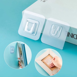 SGMSHOP Gantungan Tempel Hook Cadangan Stiker Lem Dinding Transparan