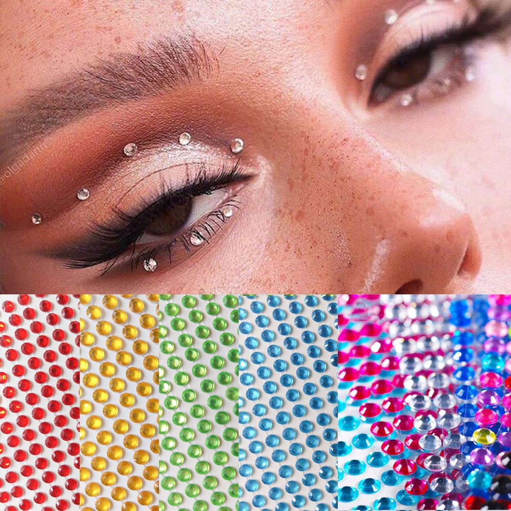 CSP068 – 6mm Manik Kristal Crystal Hiasan Make Up Nail Art Henna Cosplay Jepang