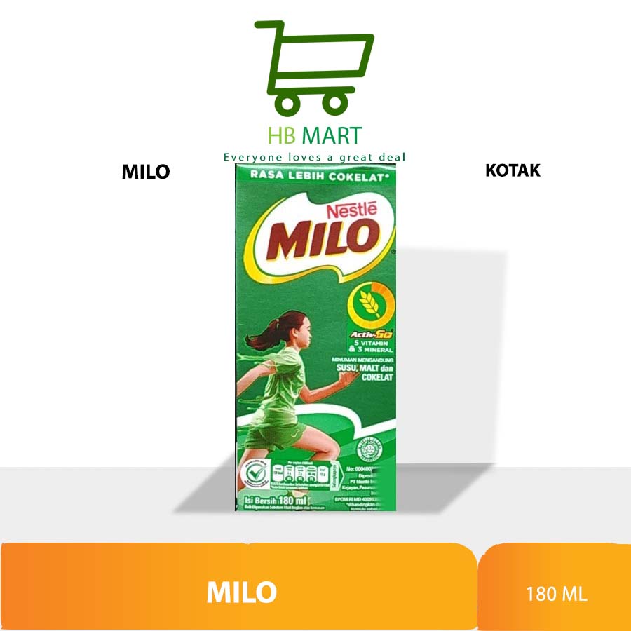 

MILO ACTIV-GO UHT Susu Coklat 180ml / MINUMAN NESTLE MILO ACTIV-GO COKELAT UHT 180ML