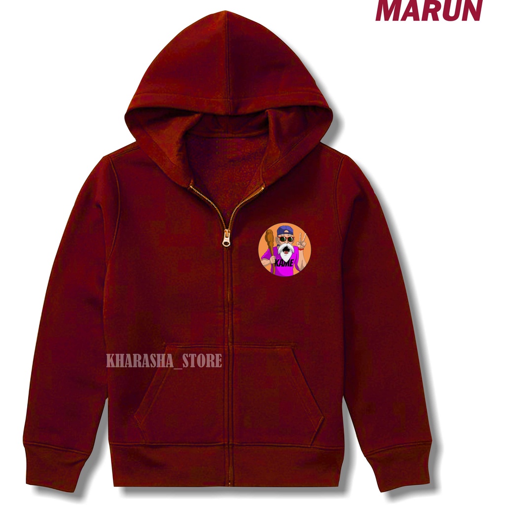 Hoodie Zipper Resleting Anak Laki-laki/Perempuan Usia 4-13 Tahun Zipper Hoodie