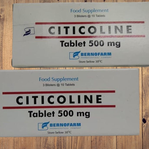 VITAMIN OTAK CITICOLINE 500MG TABLET PER BOX ISI 3 STRIP