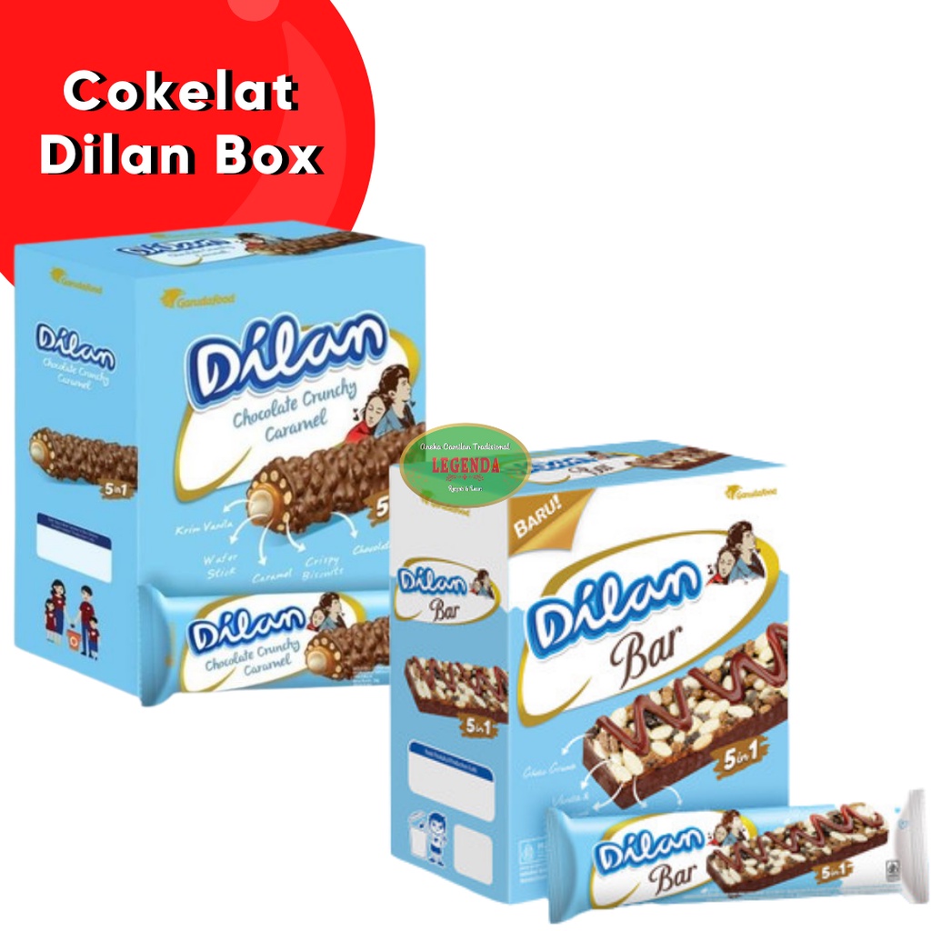 

Dilan Crunchy Bar Choco Caramel 12x24gr box