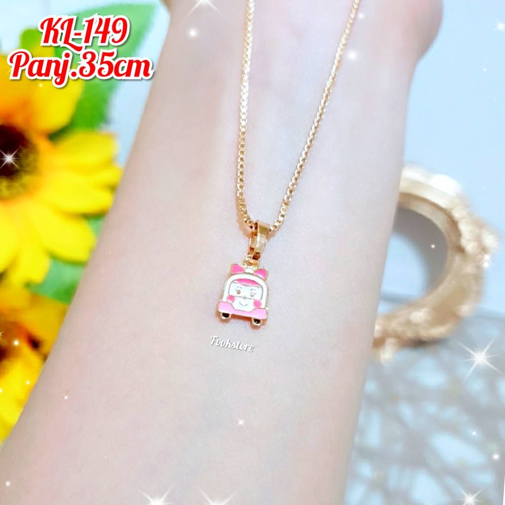 KALUNG ANAK XUPING MOTIF KARTUN MODEL TERBARU ANTI ALERGI/TERLARIS