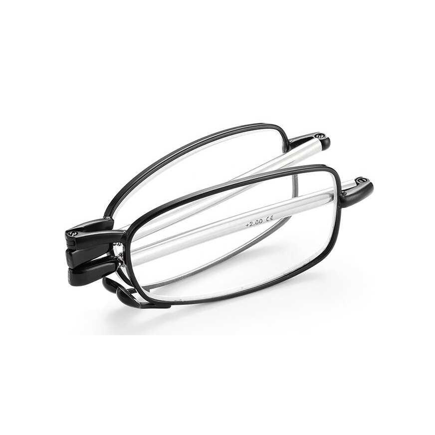 Kacamata Baca Rabun Dekat Folding Reading Glasses - HM642 - Black