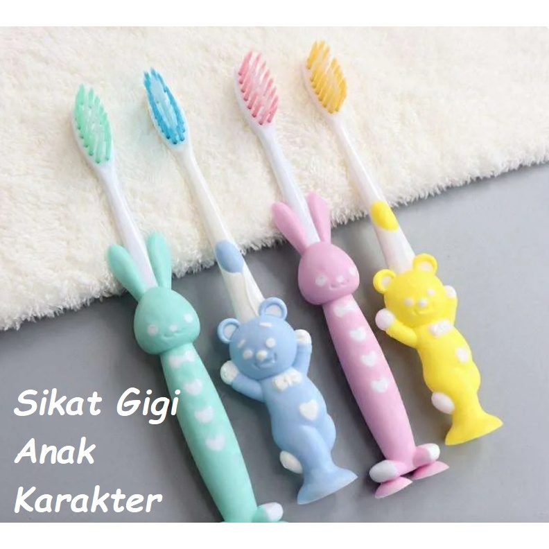 Sikat Gigi Anak 1 SET 4 PCS Extra Soft Travel