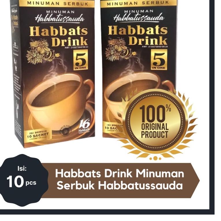 

Minuman Instan Habbatussauda - Habbats Drink isi 10 Sachet @24gr ,.