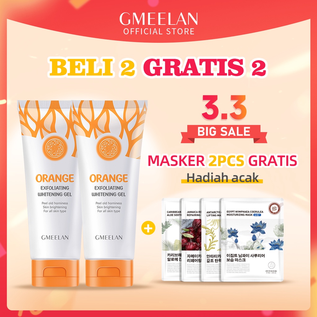 Jual GMEELAN Exfoliating Gel Face Eksfoliasi Wajah Blackhead Cleaner