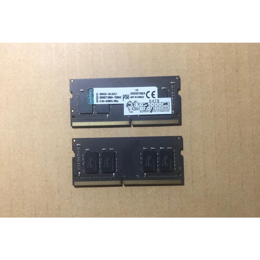 SODIMM DDR4 KINGSTON 8GB PC21300 LIFETIME WARANTY