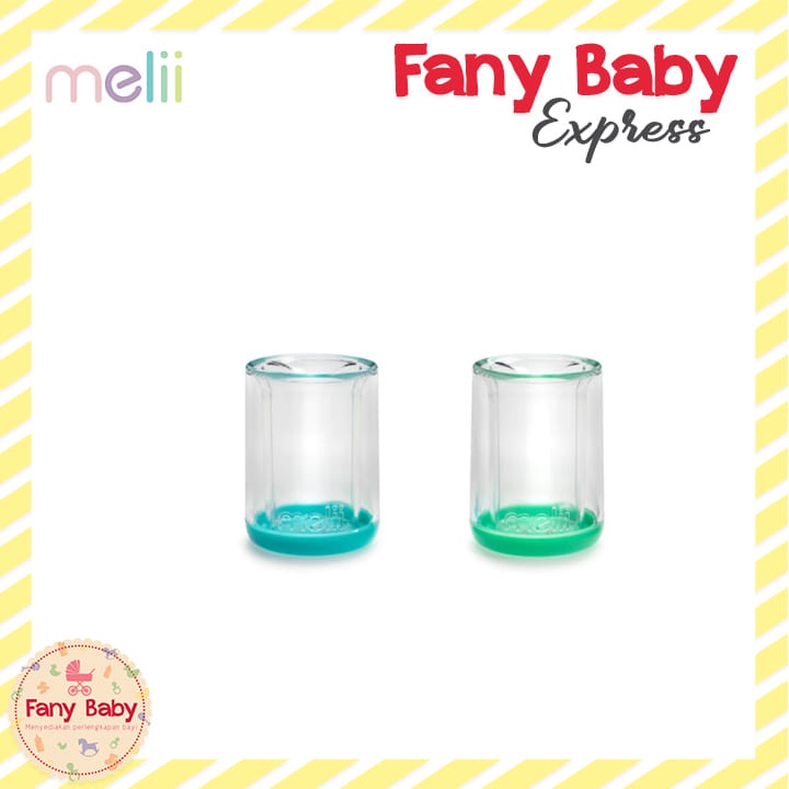 MELII BABY DOUBLE WALLED BEAR CUP 145ML